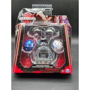 Bakugan Starter Pack Special Attack Nillious Titanium Dragonoid Titanium Trox Se